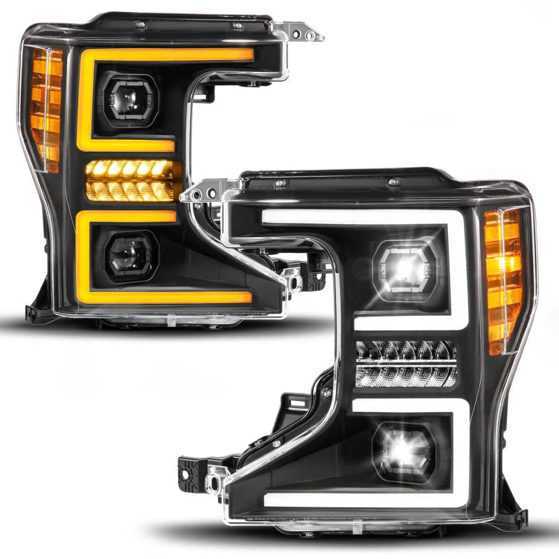 ANZO 20-22 Ford Super Duty (Halogen) Z-Series Full LED Proj Headlights SeqSig - Driver Side ONLY - Additional View 7