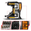 Load image into Gallery viewer, ANZO 20-22 Ford Super Duty (Halogen) Z-Series Full LED Proj Headlights SeqSig - Pass. Side ONLY - Additional View 7