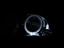 Load image into Gallery viewer, ANZO 2000-2001 Toyota Camry Crystal Headlights w/ Halo Black - Side View