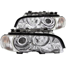 Load image into Gallery viewer, ANZO 2000-2003 BMW 3 Series E46 Projector Headlights w/ Halo Chrome - Main Product View