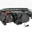 Load image into Gallery viewer, ANZO 2000-2003 BMW 3 Series E46 Projector Headlights w/ Halo Chrome - Detail View