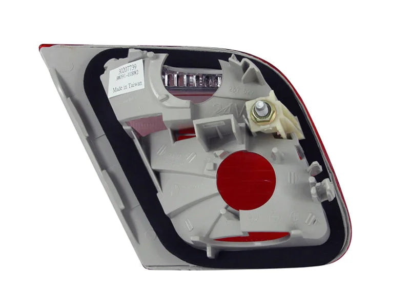 ANZO 2000-2003 BMW 3 Series E46 Taillights Red/Clear - Inner - Side View