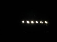 Load image into Gallery viewer, ANZO 2000-2004 Ford Excursion Crystal Headlights Black w/ LED 1pc - Back View