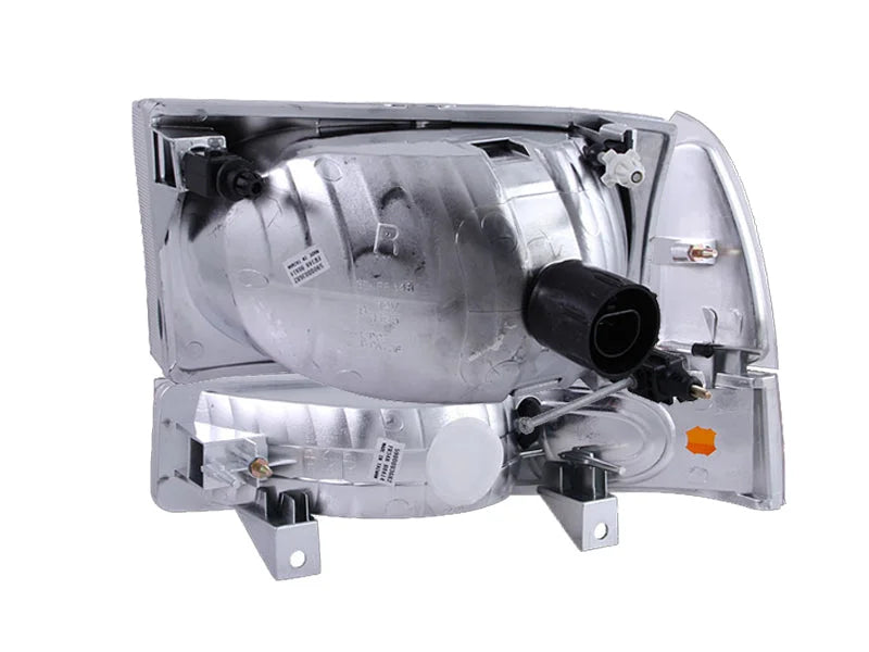 ANZO 2000-2004 Ford Excursion Crystal Headlights Chrome w/ Corner Lights 2pc - Additional View 7