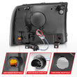 Load image into Gallery viewer, ANZO 2000-2004 Ford Excursion Crystal Headlights Chrome w/ LED 1pc - Additional View 6