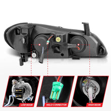 Load image into Gallery viewer, ANZO 2000-2004 Infiniti I30 Projector Headlights w/ Halo Black - Additional View 8