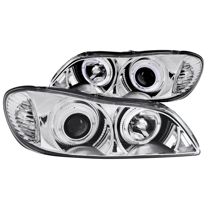 ANZO 2000-2004 Infiniti I30 Projector Headlights w/ Halo Chrome - Main Product View