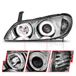 Load image into Gallery viewer, ANZO 2000-2004 Infiniti I30 Projector Headlights w/ Halo Chrome - Installation View