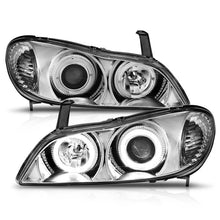 Load image into Gallery viewer, ANZO 2000-2004 Infiniti I30 Projector Headlights w/ Halo Chrome - Additional View 5