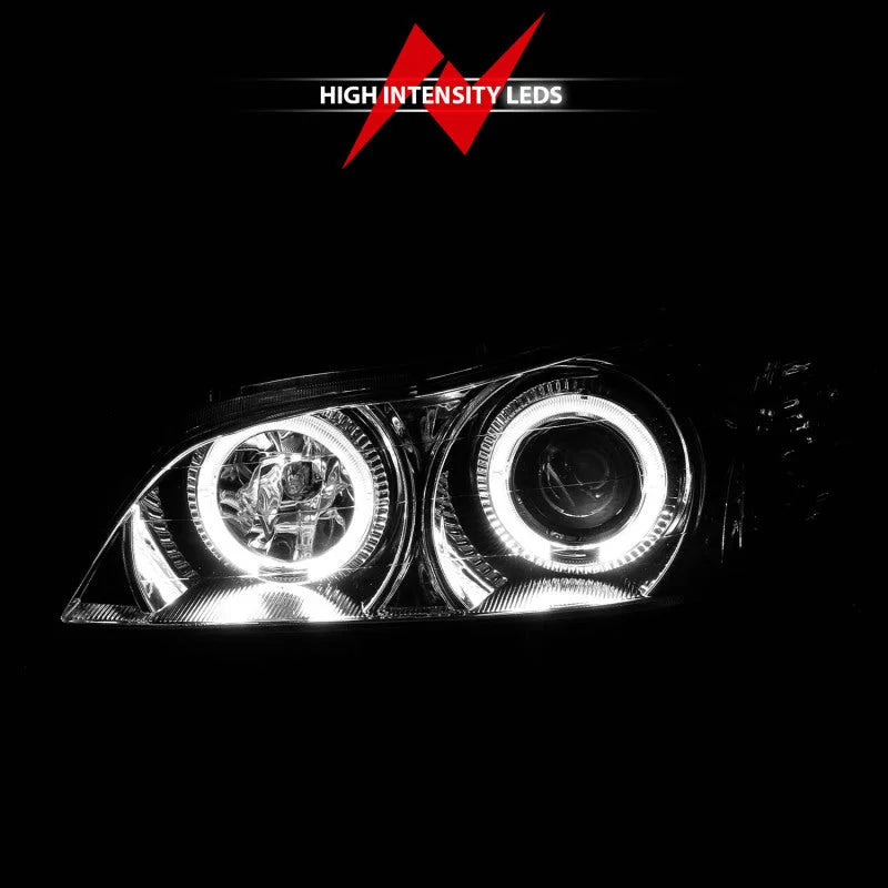 ANZO 2000-2004 Infiniti I30 Projector Headlights w/ Halo Chrome - Additional View 7