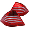 Load image into Gallery viewer, ANZO 2000-2005 Mercedes Benz S Class W220 LED Taillights Red/Clear - Main Product View