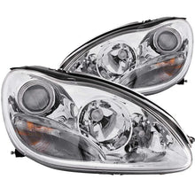Load image into Gallery viewer, ANZO 2000-2005 Mercedes Benz S Class W220 Projector Headlights Chrome - Main Product View