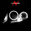 Load image into Gallery viewer, ANZO 2000-2005 Mitsubishi Eclipse Projector Headlights w/ Halo Black - Additional View 7