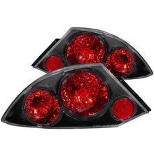 Load image into Gallery viewer, ANZO 2000-2005 Mitsubishi Eclipse Taillights Black - Side View