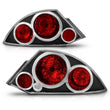 Load image into Gallery viewer, ANZO 2000-2005 Mitsubishi Eclipse Taillights Black - Installation View