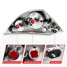 Load image into Gallery viewer, ANZO 2000-2005 Mitsubishi Eclipse Taillights Black - Additional View 7