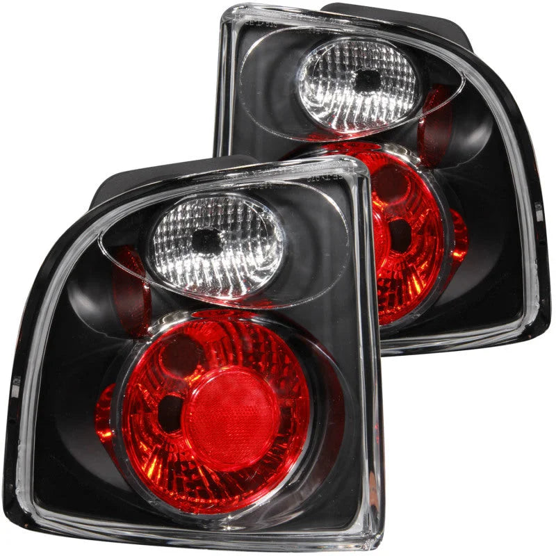 ANZO 2000-2005 Toyota Celica Taillights Black - Main Product View