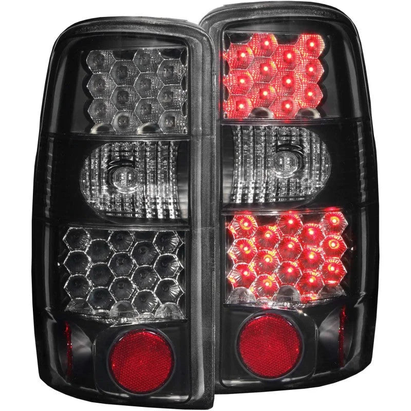 ANZO 2000-2006 Chevrolet Suburban LED Taillights Dark Smoke - Main Product View