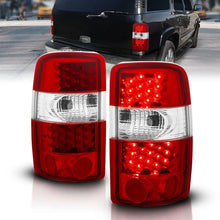 Load image into Gallery viewer, ANZO 2000-2006 Chevrolet Suburban LED Taillights Red/Clear - Main Product View