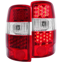 Load image into Gallery viewer, ANZO 2000-2006 Chevrolet Suburban LED Taillights Red/Clear - Back View