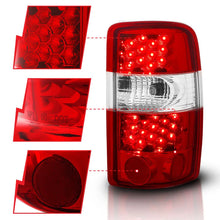 Load image into Gallery viewer, ANZO 2000-2006 Chevrolet Suburban LED Taillights Red/Clear - Installation View