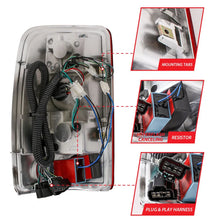 Load image into Gallery viewer, ANZO 2000-2006 Chevrolet Suburban LED Taillights Red/Clear - Additional View 8