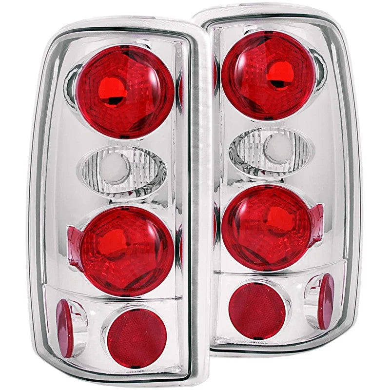 ANZO 2000-2006 Chevrolet Suburban Taillights Chrome - Main Product View
