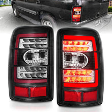 Load image into Gallery viewer, ANZO 2000-2006 Chevrolet Tahoe LED Tail Lights w/ Clear Lens Black Housing - Main Product View
