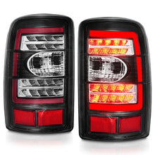 Load image into Gallery viewer, ANZO 2000-2006 Chevrolet Tahoe LED Tail Lights w/ Clear Lens Black Housing - Back View