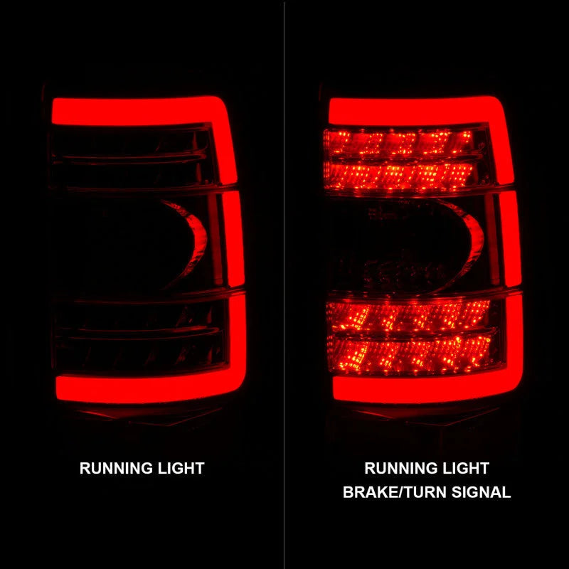 ANZO 2000-2006 Chevrolet Tahoe LED Tail Lights w/ Red Lens Chrome Housing - Additional View 7