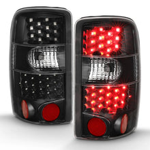 Load image into Gallery viewer, ANZO 2000-2006 Chevrolet Tahoe Led Taillights Black/Clear - Side View