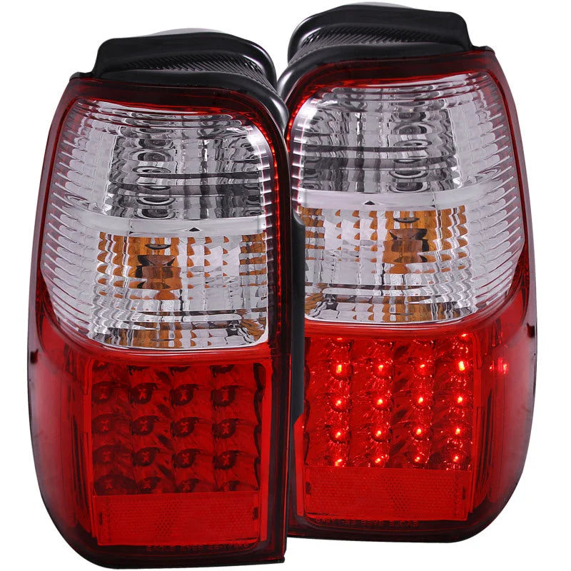 ANZO 2001-2002 Toyota 4 Runner LED Taillights Red/Clear - Main Product View