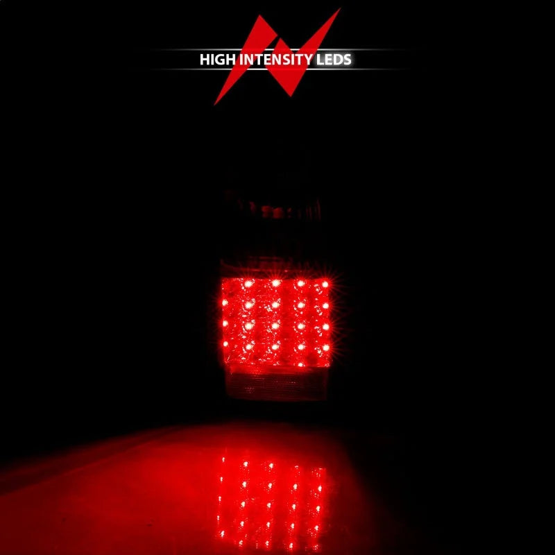 ANZO 2001-2002 Toyota 4 Runner LED Taillights Red/Clear - Installation View