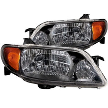 Load image into Gallery viewer, ANZO 2001-2003 Mazda Protege Crystal Headlights Black - Main Product View