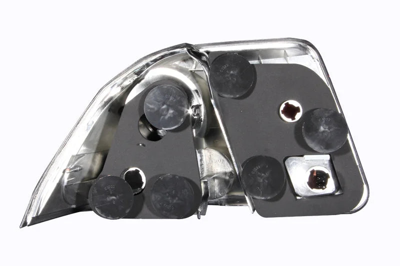 ANZO 2001-2004 Honda Civic Taillights Black - Side View