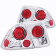 Load image into Gallery viewer, ANZO 2001-2004 Honda Civic Taillights Chrome - Main Product View