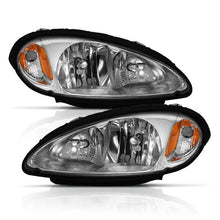 Load image into Gallery viewer, ANZO 2001-2005 Chrysler Pt Cruiser Crystal Headlight Chrome Amber (OE) - Side View