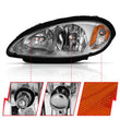 Load image into Gallery viewer, ANZO 2001-2005 Chrysler Pt Cruiser Crystal Headlight Chrome Amber (OE) - Back View