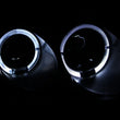 Load image into Gallery viewer, ANZO 2001-2005 Volkswagen Passat Projector Headlights w/ Halo Black - Side View