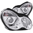Load image into Gallery viewer, ANZO 2001-2007 Mercedes Benz C Class W203 Projector Headlights Chrome - Main Product View