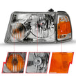 Load image into Gallery viewer, ANZO 2001-2011 Ford Ranger Crystal Headlight Chrome w/Corner Lights (OE Replacement) - Additional View 5