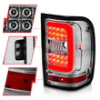 Load image into Gallery viewer, ANZO 2001-2011 Ford  Ranger LED Tail Lights w/ Light Bar Chrome Housing Clear Lens - Side View