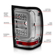 Load image into Gallery viewer, ANZO 2001-2011 Ford  Ranger LED Tail Lights w/ Light Bar Chrome Housing Clear Lens - Back View