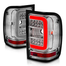 Load image into Gallery viewer, ANZO 2001-2011 Ford  Ranger LED Tail Lights w/ Light Bar Chrome Housing Clear Lens - Additional View 5