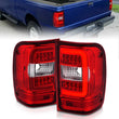 Load image into Gallery viewer, ANZO 2001-2011 Ford  Ranger LED Tail Lights w/ Light Bar Chrome Housing Red/Clear Lens - Main Product View