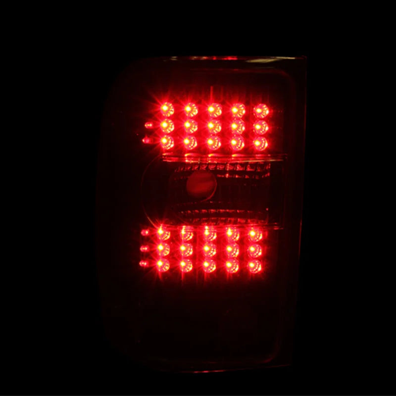 ANZO 2001-2011 Ford Ranger LED Taillights Black - Side View