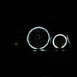 Load image into Gallery viewer, ANZO 2001-2011 Ford Ranger Projector Headlights w/ Halo Black (CCFL) 1 pc - Side View