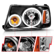 Load image into Gallery viewer, ANZO 2001-2011 Ford Ranger Projector Headlights w/ Halo Black (CCFL) 1 pc - Additional View 7