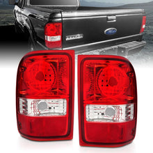 Load image into Gallery viewer, ANZO 2001-2011 Ford Ranger Taillights w/ Red/Clear Lens (OE Replacement) Pair - Main Product View