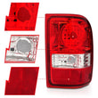 Load image into Gallery viewer, ANZO 2001-2011 Ford Ranger Taillights w/ Red/Clear Lens (OE Replacement) Pair - Back View